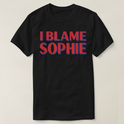 Ik heb de naam Sophie Friends, Buddy Nickname Funn T-shirt (Design voorkant)