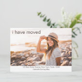 Ik heb de Neutrale Nieuwe Adres van de Foto van de Aankondiging (Staand voorkant)