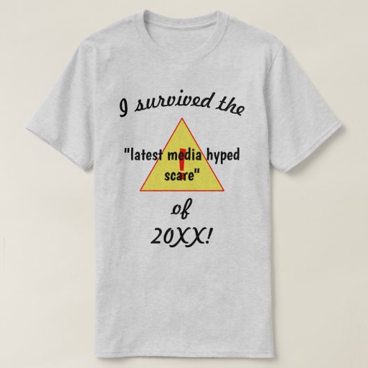 Ik heb de nieuwste media overleven die de zorg LT  T-shirt (Design voorkant)