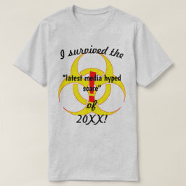 Ik heb de nieuwste mediaseruimte overleven. t-shirt