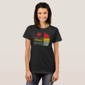 Ik heb de Ohio kaart overleefd Meme distressed ret T-shirt (Voorkant volledig)