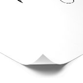 "Ik heb de One" bruiloft achtergrond banner gevond Perfect Poster (Hoek)