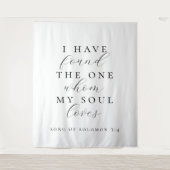 Ik heb de One Quote Wedding Backdrop Banner gevond Wandkleed (Voorkant)