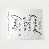 Ik heb de One Quote Wedding Backdrop Banner gevond Wandkleed (Voorkant (horizontaal))