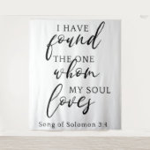 Ik heb de One Quote Wedding Backdrop Banner gevond Wandkleed (Voorkant)
