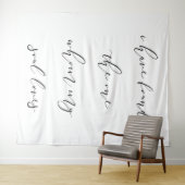 "Ik heb de One" Wedding Achtergrond Banner Wandkleed (In Situ (horizontaal))