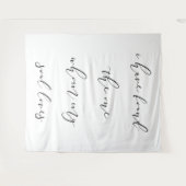 "Ik heb de One" Wedding Achtergrond Banner Wandkleed (Voorkant (horizontaal))