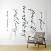 Ik heb de One Wedding Achtergrond gevonden Wandkleed (In Situ (horizontaal))