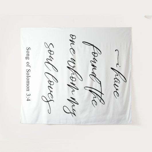 Ik heb de One Wedding Achtergrond gevonden Wandkleed (Voorkant (horizontaal))