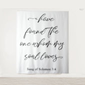 Ik heb de One Wedding Achtergrond gevonden Wandkleed (Voorkant)