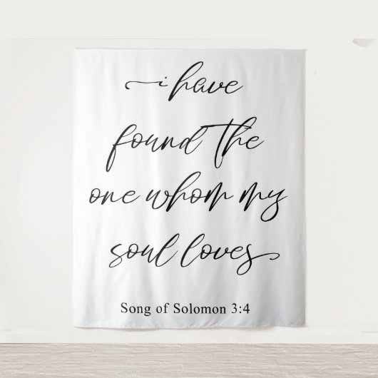 Ik heb de One Wedding Achtergrond gevonden Wandkleed (Voorkant)