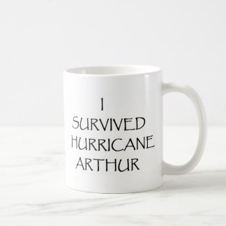 Ik heb de orkaan Arthur overleefd Koffiemok