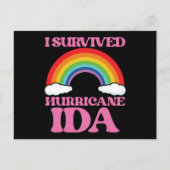 Ik heb de orkaan Ida overleefd Postcard Briefkaart (Voorkant)