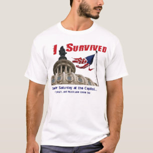Ik heb de orkaan Irene overspoeld op het Capitol T-shirt