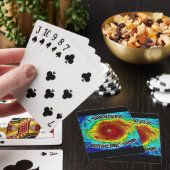 Ik heb de orkaan Irma-speelkaarten overleefd Pokerkaarten (Insitu)