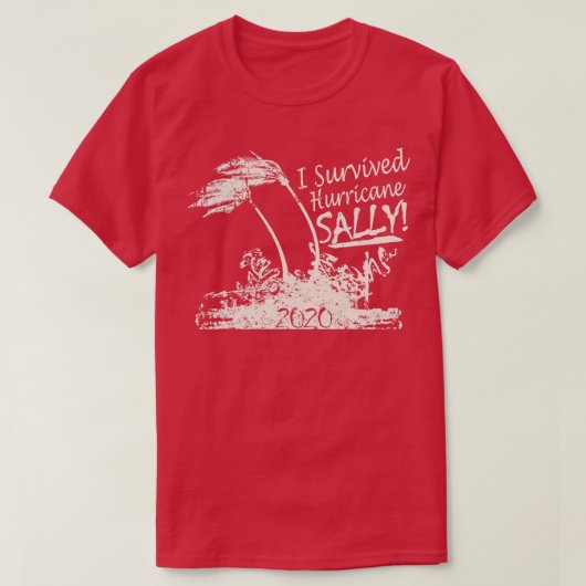 Ik heb de orkaan Sally overleefd T-shirt (Design voorkant)