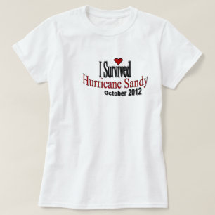 Ik heb de orkaan Sandy T-Shirt overleefd