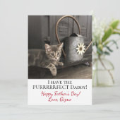 Ik heb de pappa. Vaderdag Kat Foto Kaart (Staand voorkant)