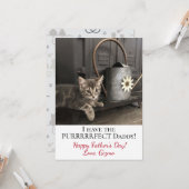 Ik heb de pappa. Vaderdag Kat Foto Kaart (Voorkant / Achterkant in situ)