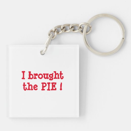 Ik heb de Pie Pi Day Sleutelhanger meegenomen (Achterkant)