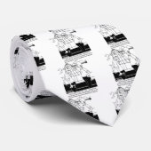 Ik heb de Plumb-Bob-test doorstaan Stropdas (Opgerold)