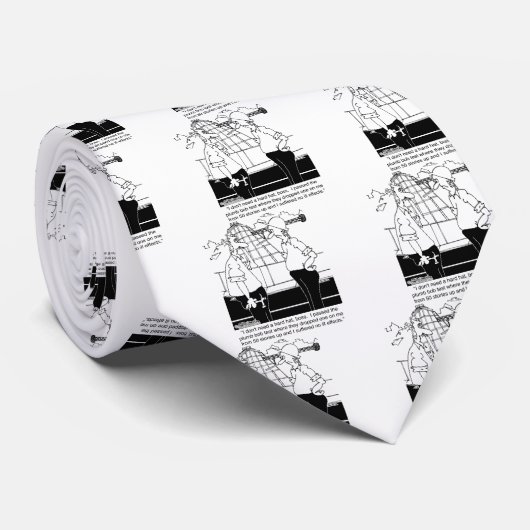 Ik heb de Plumb-Bob-test doorstaan Stropdas (Opgerold)