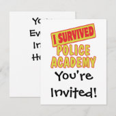 IK HEB DE POLITIESCHOOL OVERLEEFD KAART (Voorkant / Achterkant)