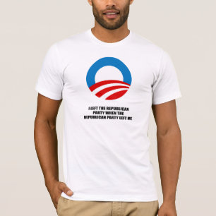 Ik heb de Republikeinse Partij verlaten, toen de R T-shirt