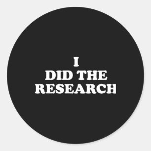 Ik heb de research Sticker gedaan