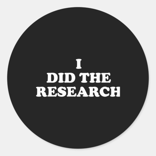 Ik heb de research Sticker gedaan (Voorkant)