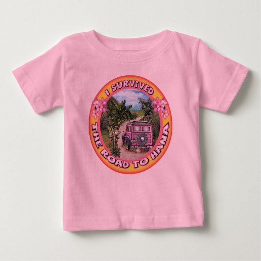 Ik heb de Road to Hana T-shirt overleefd (Voorkant)