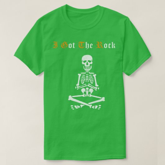 Ik heb de rock Halloween Grappige Party T-shirt En (Design voorkant)