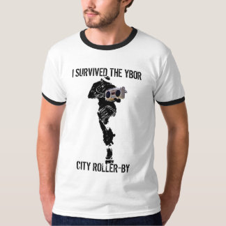 IK HEB DE ROLLER VAN DE JUISTE STAD OVERLEVEN T-SHIRT