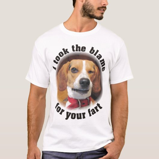Ik heb de schuld genomen van je winderende Beagle T-shirt (Voorkant)