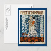 Ik heb de Shimmie Blues. Briefkaart (Voorkant / Achterkant)