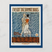 Ik heb de Shimmie Blues. Briefkaart (Voorkant)