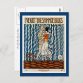 Ik heb de Shimmie Blues. Briefkaart (Voorkant / Achterkant)