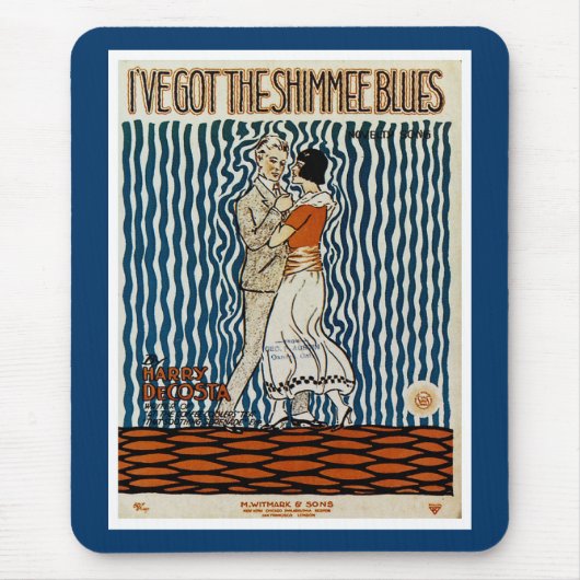 Ik heb de Shimmie Blues. Muismat (Voorkant)