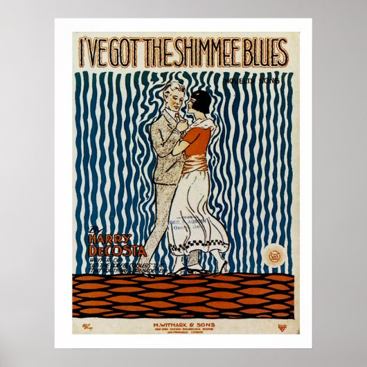Ik heb de Shimmie Blues. Poster (Voorkant)