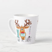 Ik heb de Shot Face Mask Reindeer Espresso Cup Latte Mok (Linkerhoek)