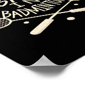 Ik heb de slechte in badminton grappige atleet poster (Hoek)