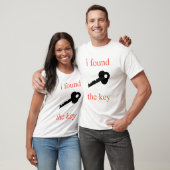 Ik heb de sleutel gevonden t-shirt (Unisex)
