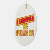 IK HEB DE SPELLING OVERLEVEN KERAMISCH ORNAMENT (Rechts)