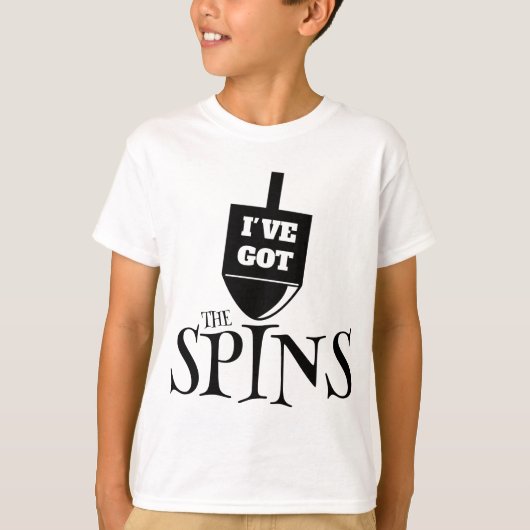 Ik heb de Spins - Zwart T-shirt (Voorkant)