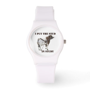 Ik heb de Stud in Study Goat gezet Horloge