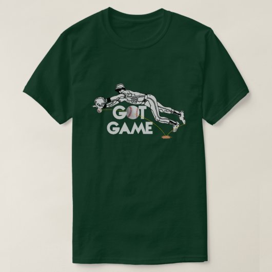 Ik heb de T-shirt van Game Baseball (Design voorkant)