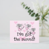 Ik heb de T-shirts van Moves Ballet en Gifts Briefkaart (Staand voorkant)