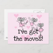 Ik heb de T-shirts van Moves Ballet en Gifts Briefkaart (Voorkant / Achterkant)