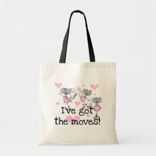 Ik heb de T-shirts van Moves Ballet en Gifts Tote Bag
