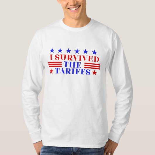 IK HEB DE TARIEVEN OVERLEEFD T-SHIRT (Voorkant)